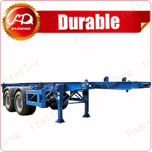 Factory Direct Sale 20 Ft Container Chassis Trailer
