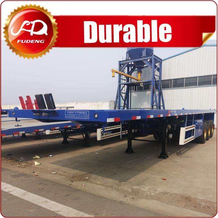 3 Axles 40ft Container Pan Trailer