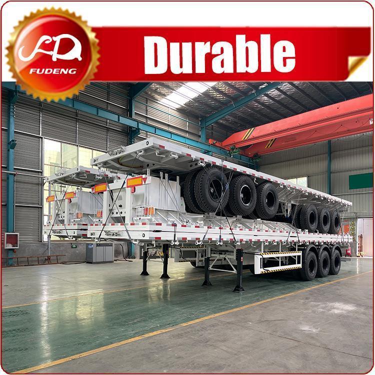 40ft Flatbed Tractor Trailer Ready to Ship for Customer