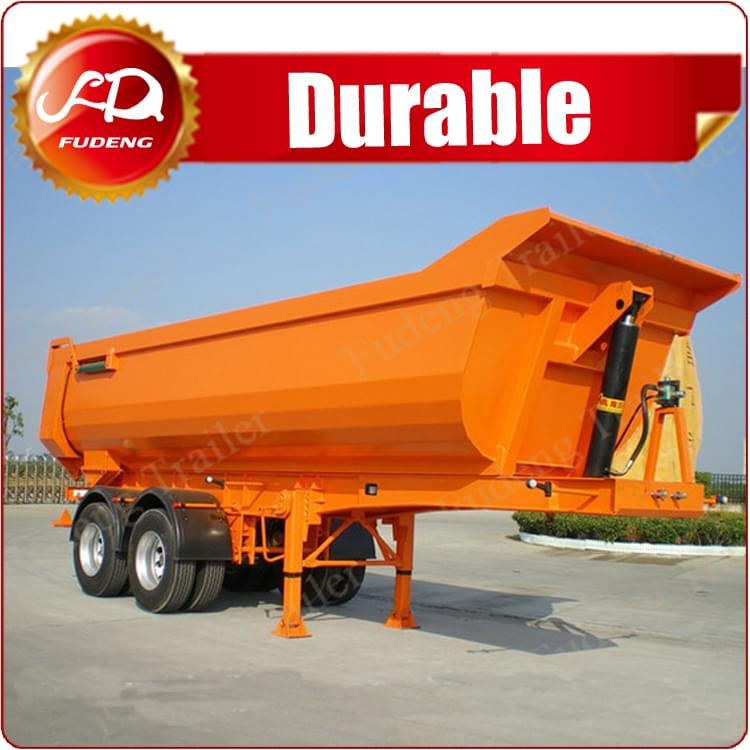 2 Axle 20cbm-30cbm Sand Dump Trailer