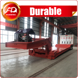 Detachable Gooseneck Lowbed Semi Trailer