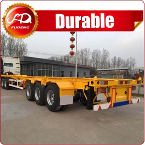 Chinese Manufacturers 40FT Skeleton chassis Semi Trailer for Africa