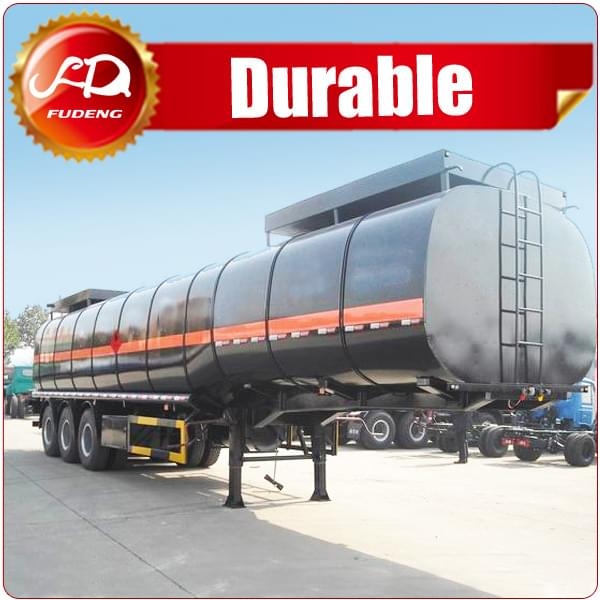 45000 Liters Heating Bitumen Asphalt Tank Trailer With Insulating Layer