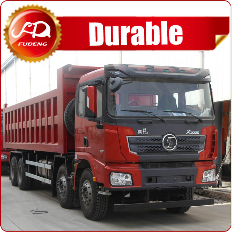 Shacman X3000 8×4 Square Shape End Tipper Truck 